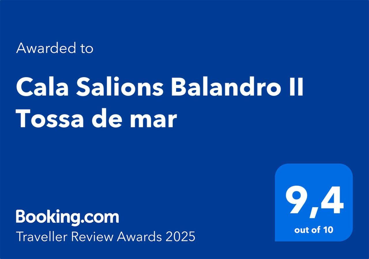 Cala Salions Balandro II Tossa De Mar Διαμέρισμα Canet De Mar Εξωτερικό φωτογραφία